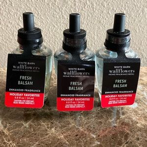 “FRESH BALSAM” by BBW / WB, 3)-Wallflowers Home Fragrance Refills, NWT & Sealed
